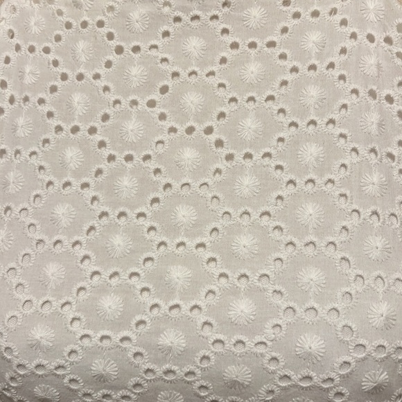 126. Copper Key Eyelet Lace Dress in White, Size Small - Picture 5 of 16